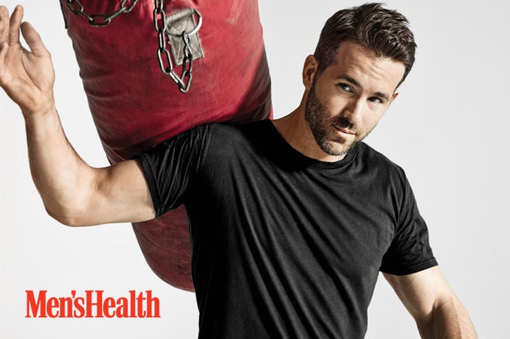 ryan reynolds mens health photoshoot