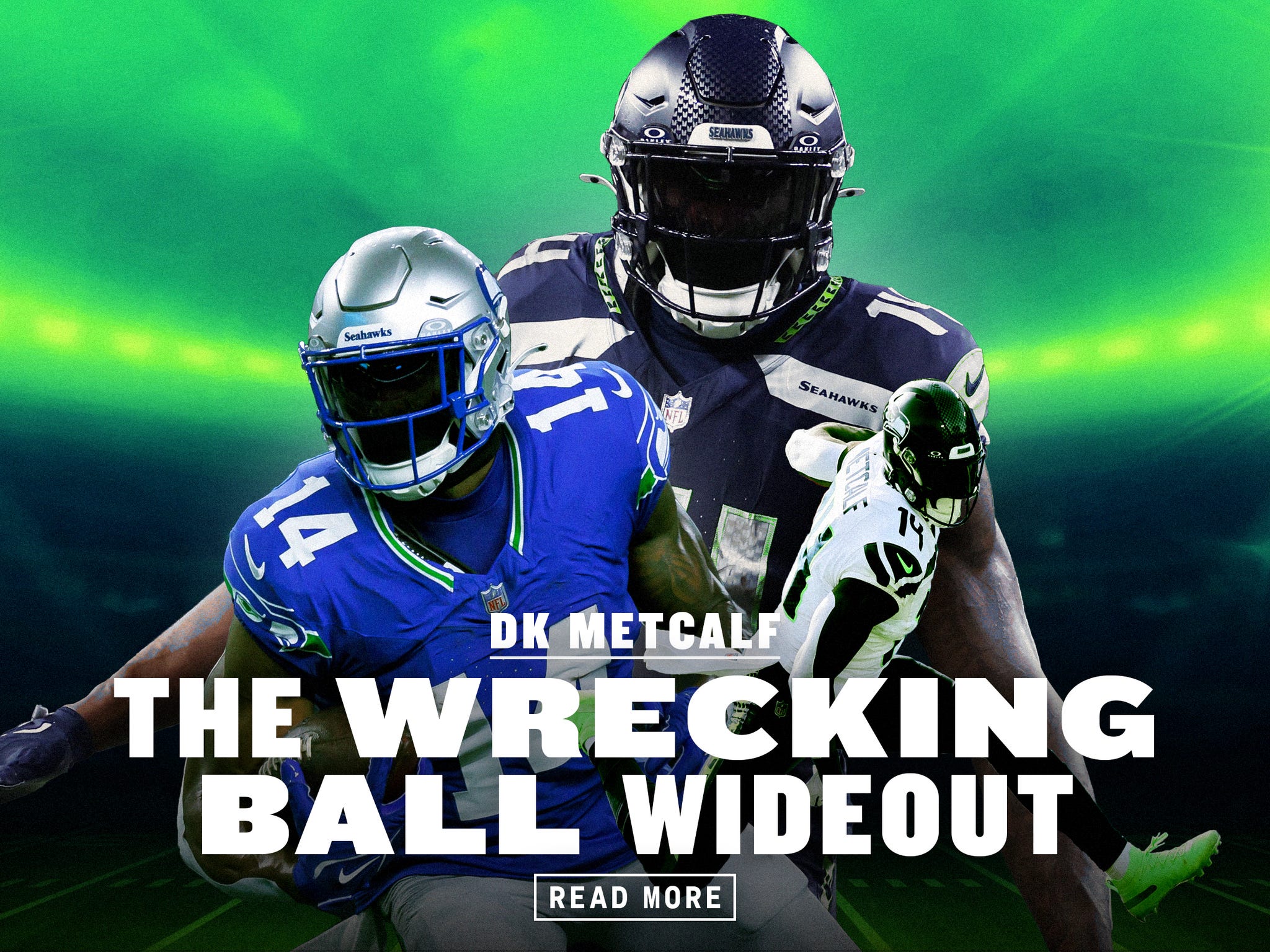 dk metcalf the wrecking ball wideout