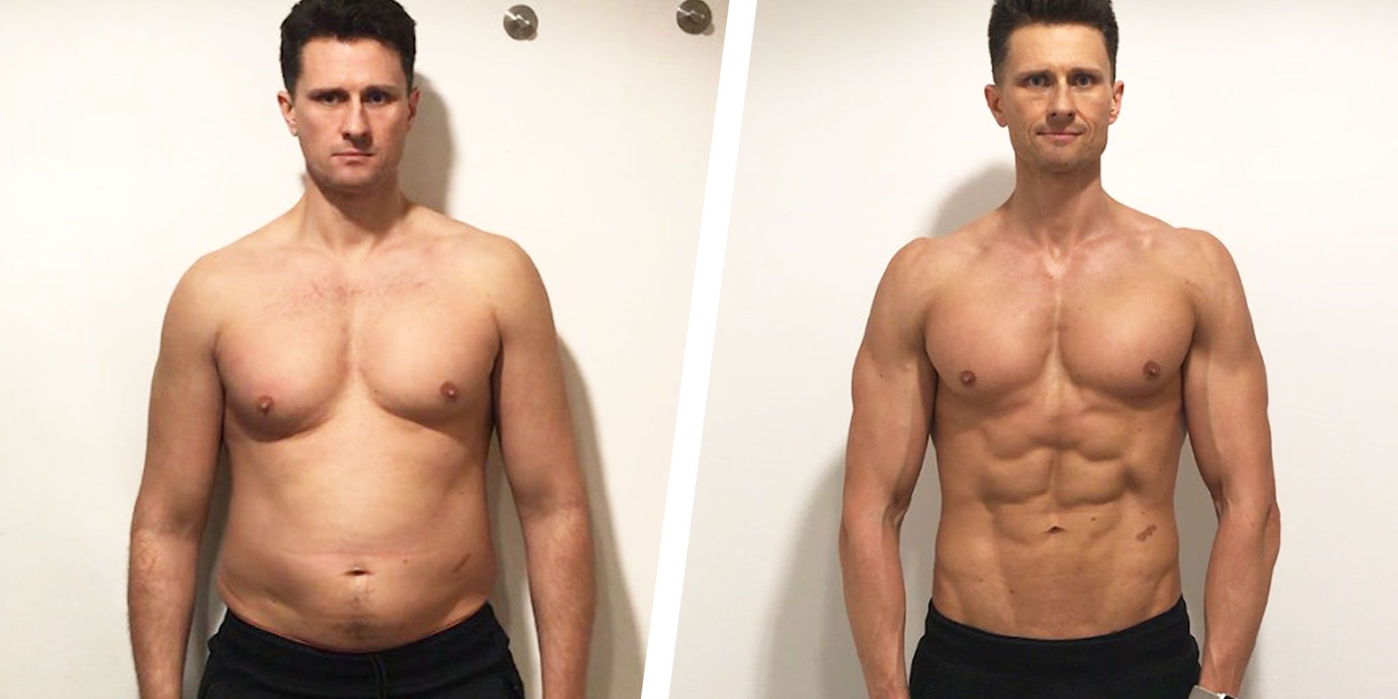 How This Guy Lost 40 Pounds and Got Shredded Before Turning 40