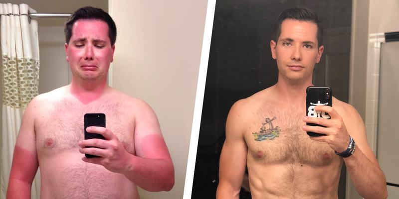 A Few Simple Diet Swaps Helped This Guy Lose His Gut and Get Six-Pack Abs