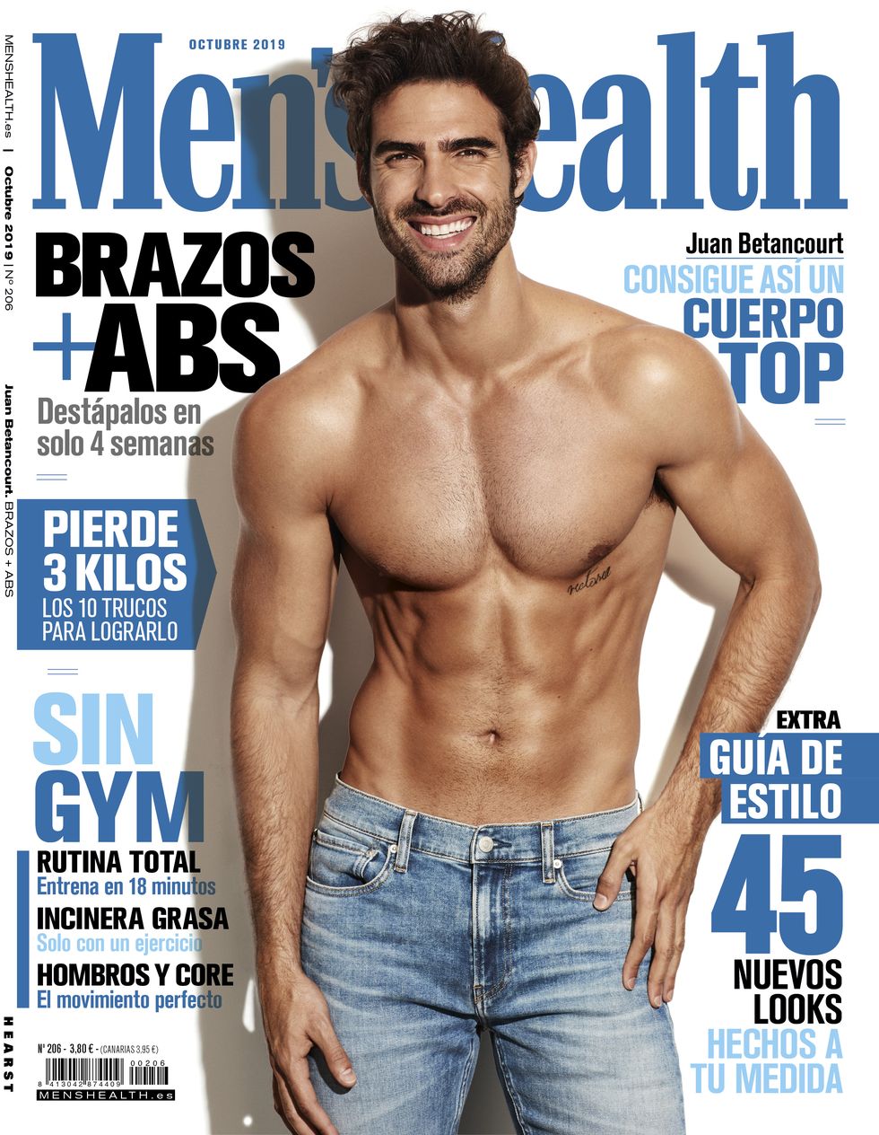 juan betancourt en la portada de men's health españa