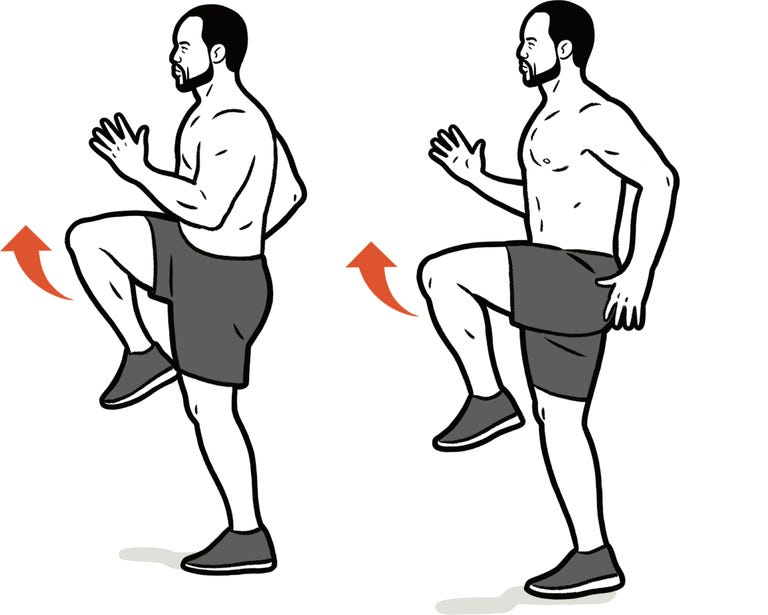 The High Knee Warmup Drill Will Help Men Over 40 Perform Better