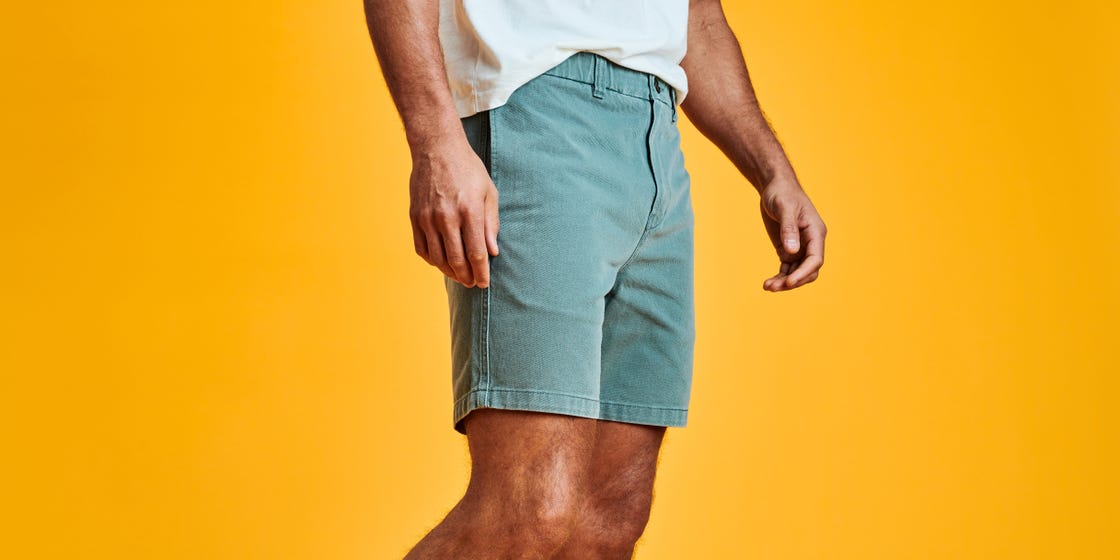 man wearing octobre shorts
