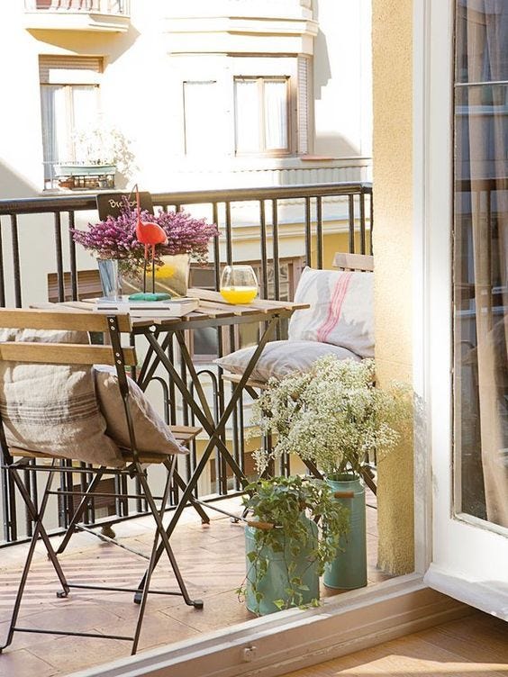 ideas para decorar balcones y terrazas