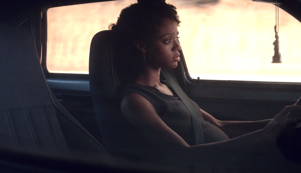 Young Mia driving in Hulu's Little Fires Everywhere.