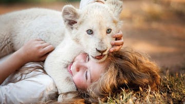 mia y el león blanco 2018, con daniah de villiers
