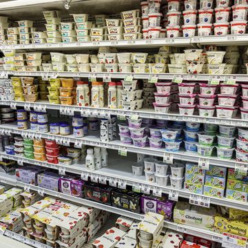 miami beach, florida, publix grocery store supermarket, refrigerated dairy case, yogurt yoghurt chobani