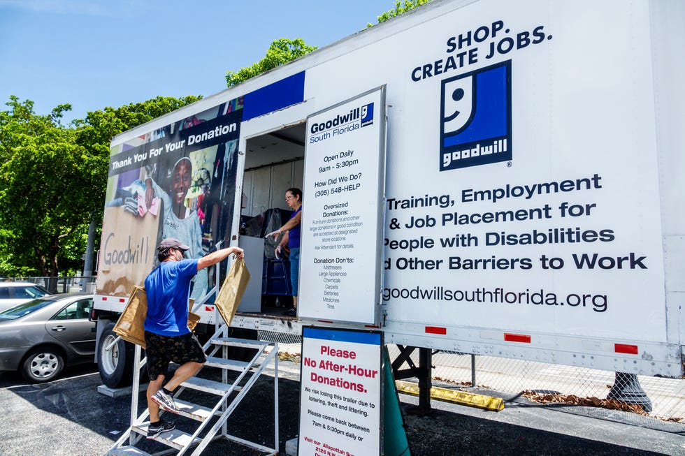 miami, goodwill industries drop off, collection