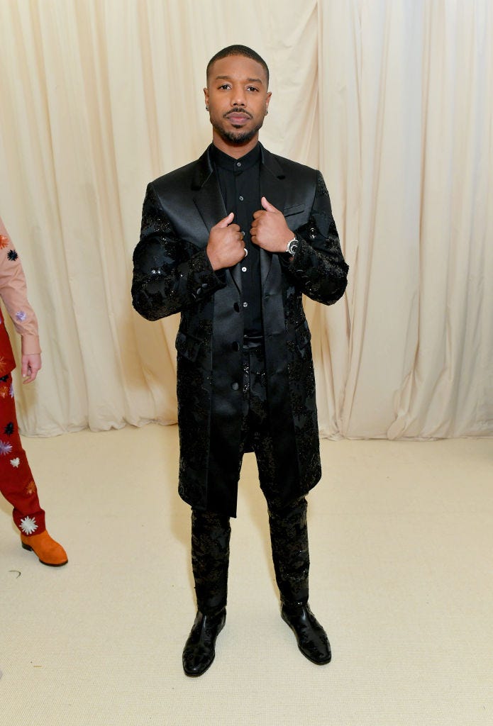 Michael B. Jordan attends the 2019 Met Gala celebrating Camp