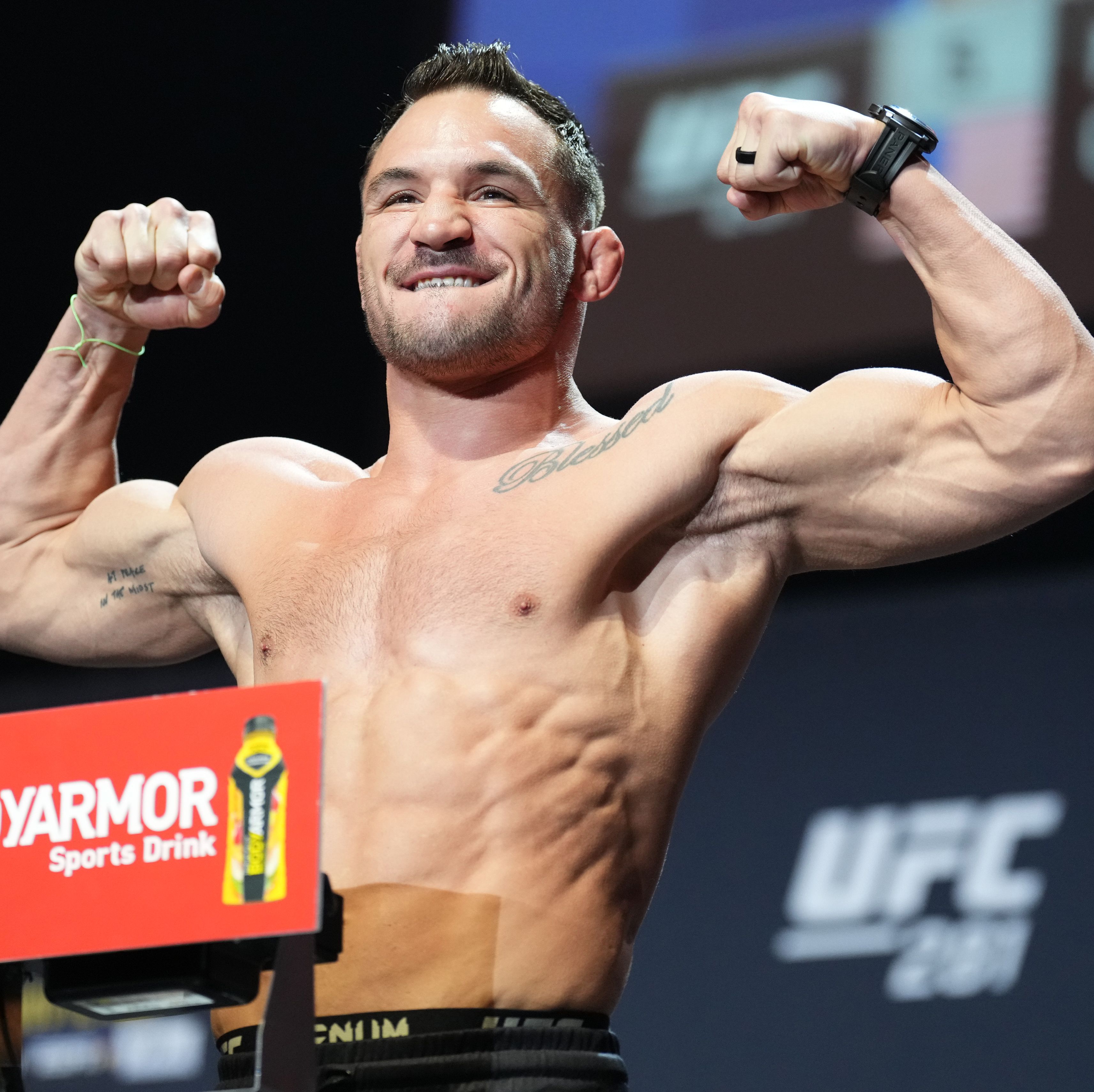 The UFC's Michael Chandler Shows Off the Gym That Keeps Him Shredded