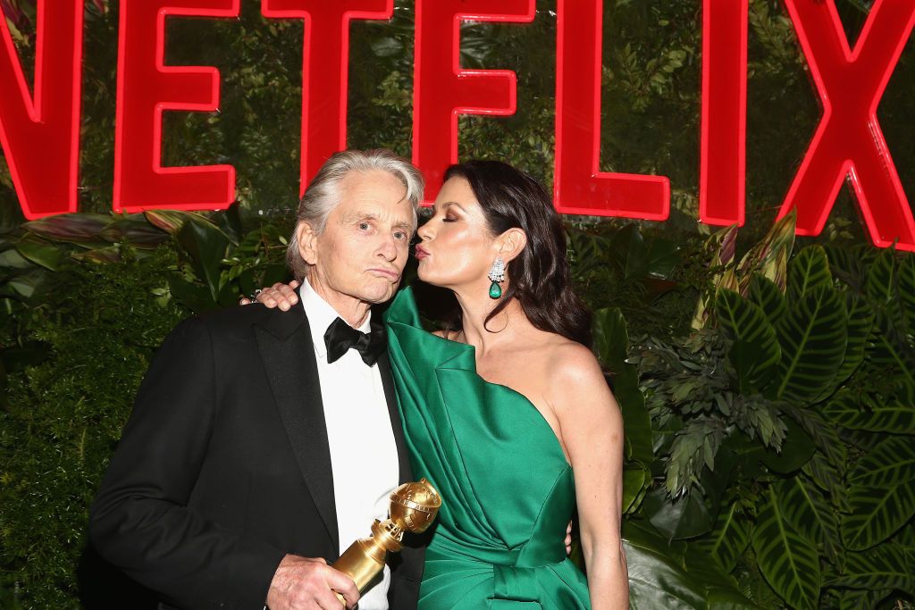 Michael Douglas and Catherine Zeta Jones were the cutest couple at the Golden Globes