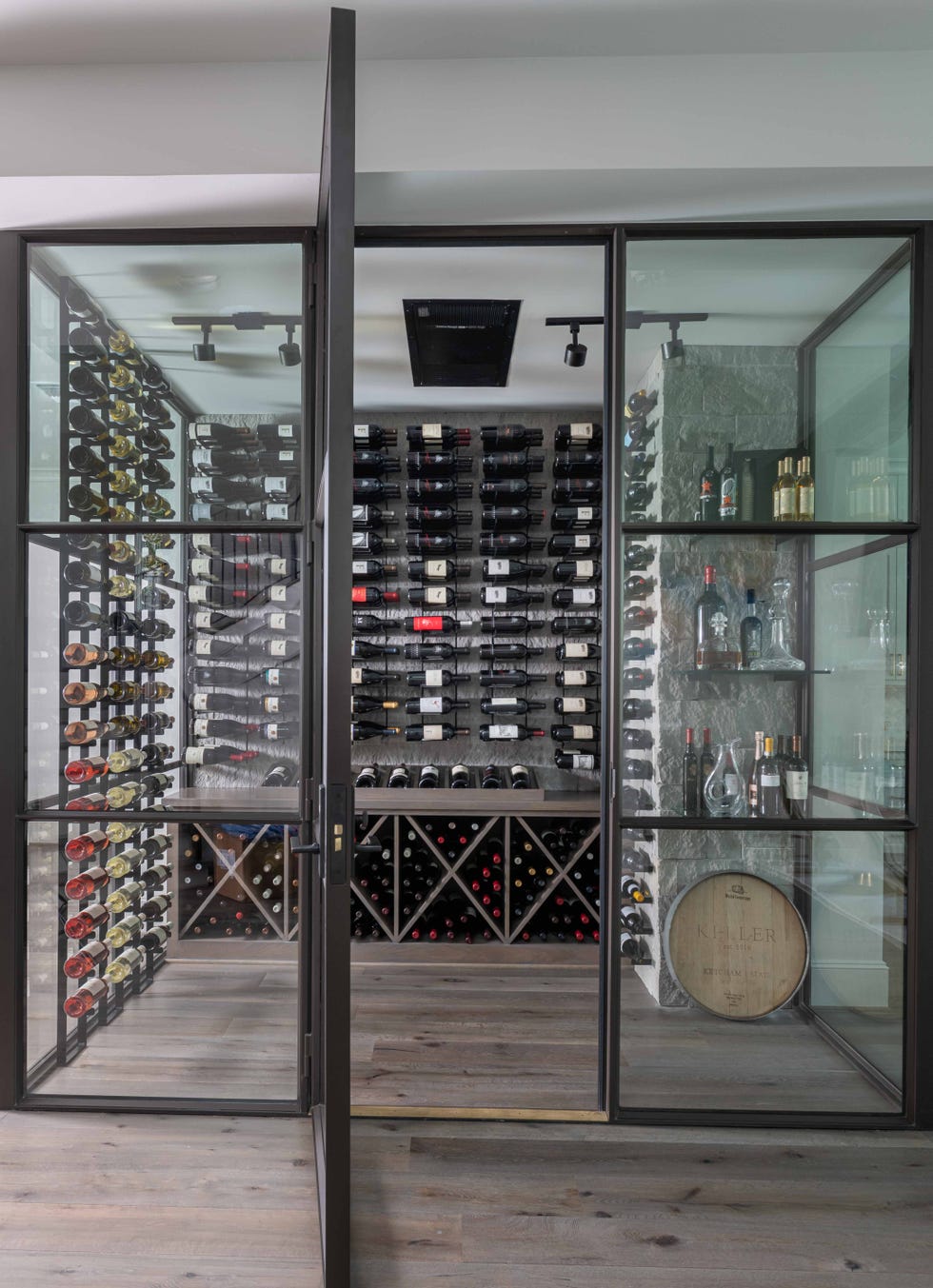 Frankel Building Group Designed a Wine Room Unlike Any Other