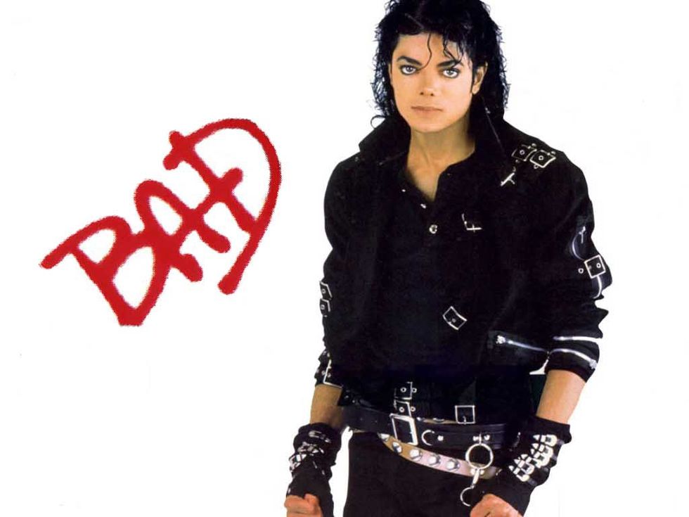 Portada de Bad de Michael Jackson