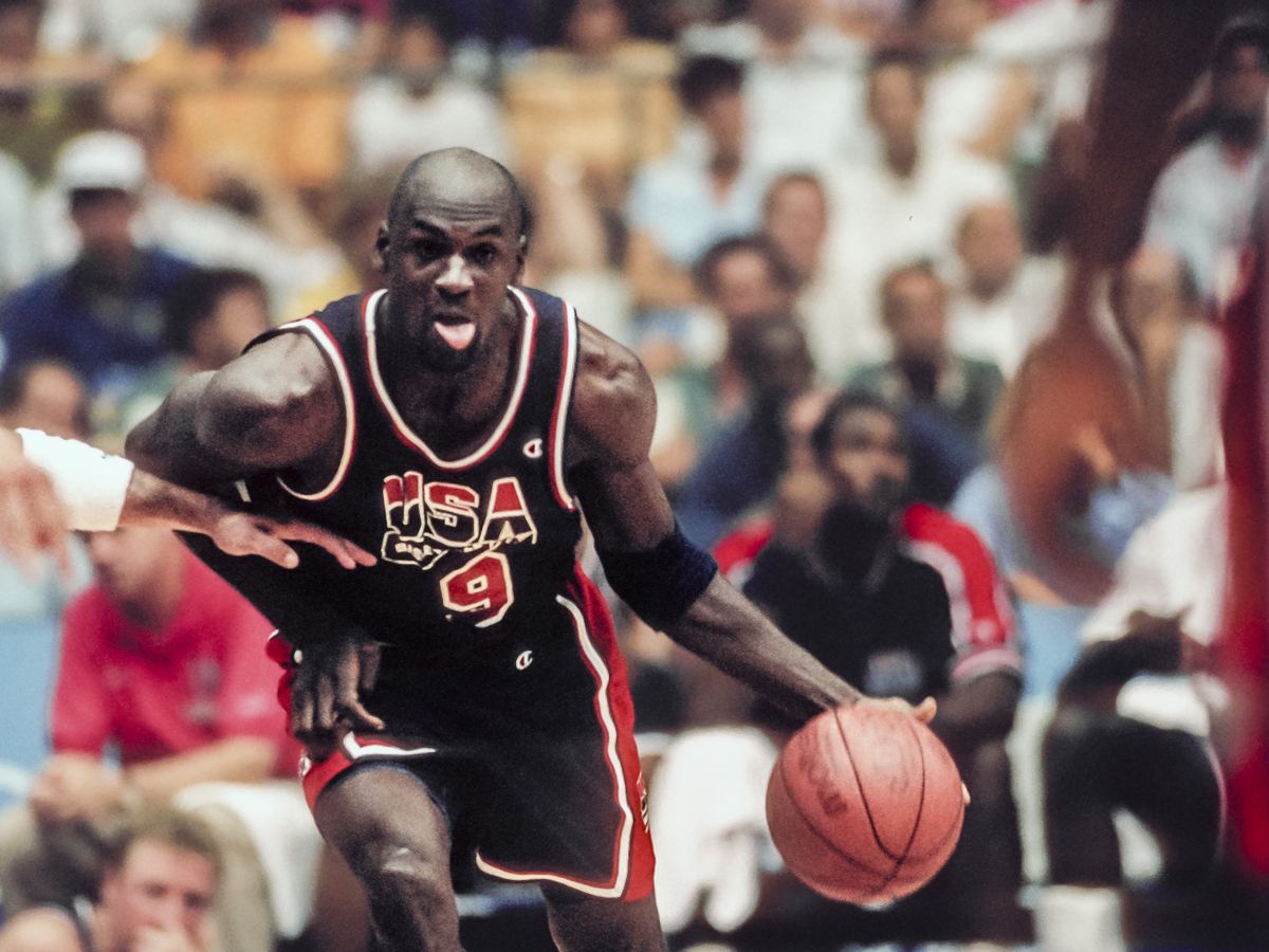 Michael Jordan Signed 1984 Rookie Chicago Bulls Game Model Warmup