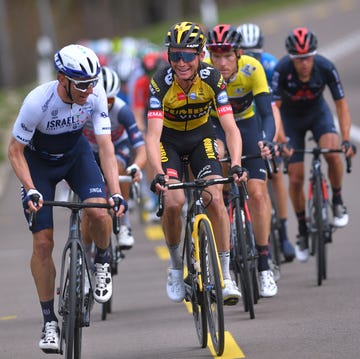 michael woods and sepp kuss at the 74th tour de romandie 2021 stage 2