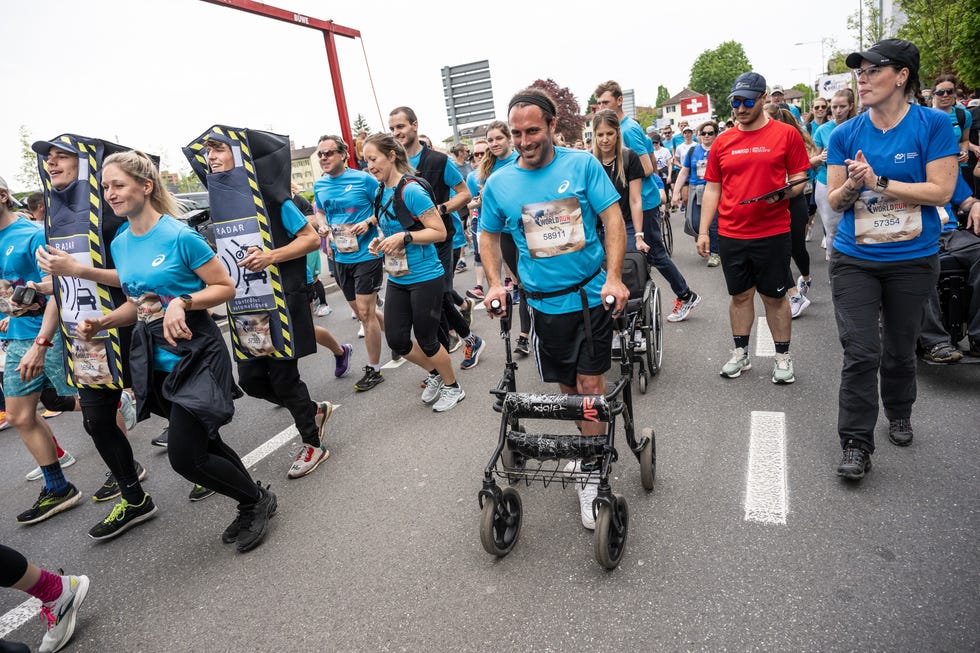 michel roccati alla wings for life world run