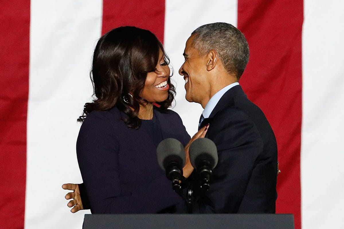 Michelle And Barack Obama Celebrate Their Wedding Anniversary