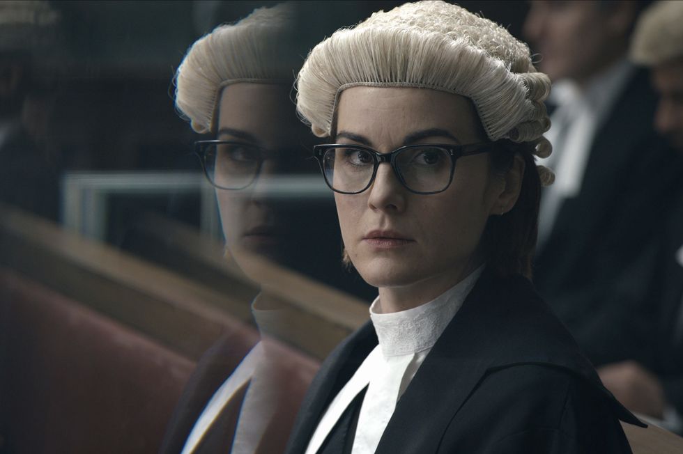 michelle dockery as kate woodcroft qc