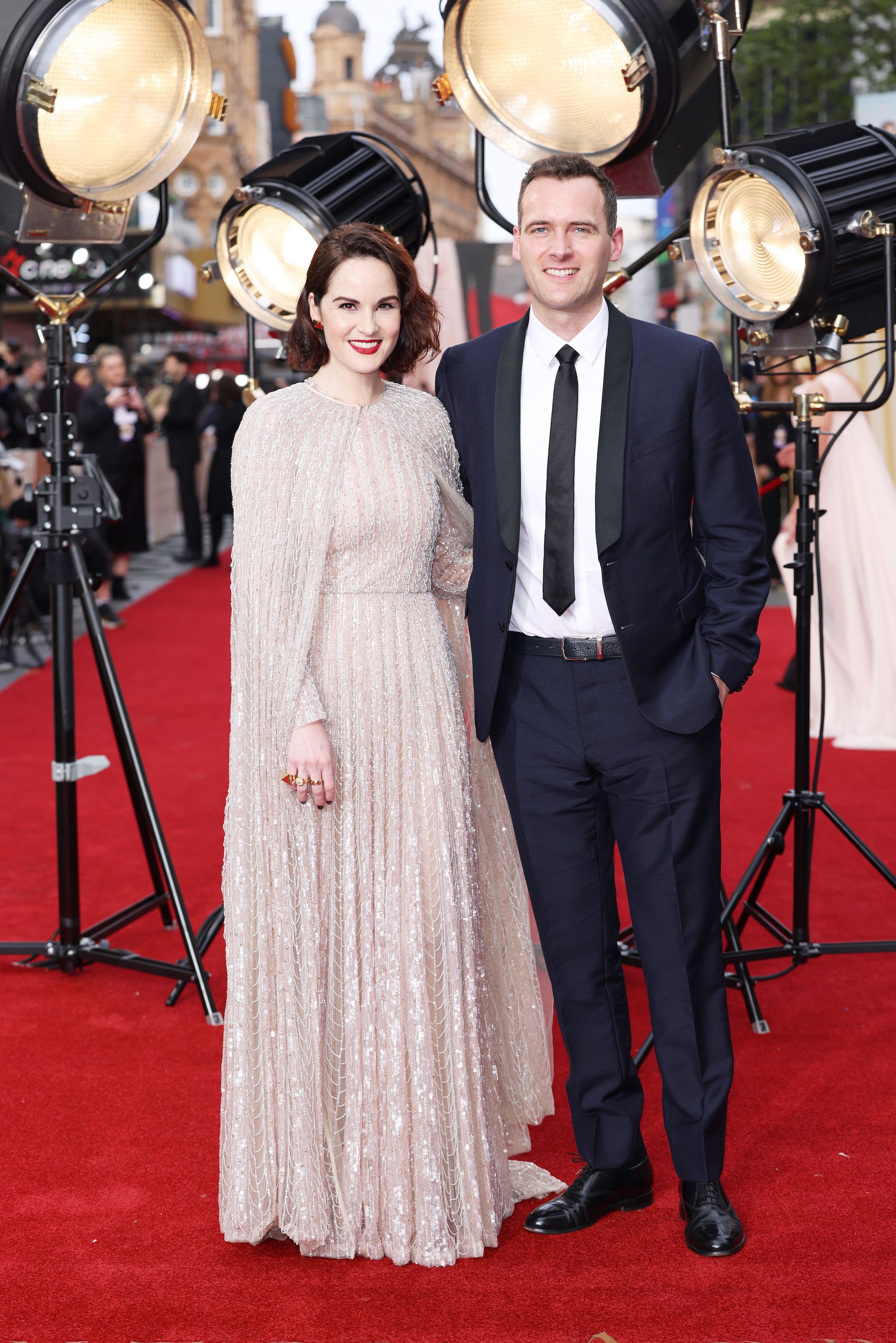 Michelle Dockery marries Jasper Waller Bridge in front of Downton