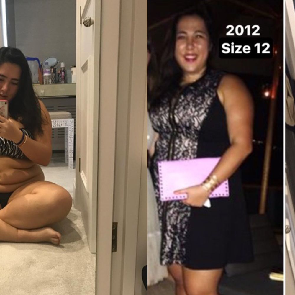 This size 20 woman still fits into a dress she bought when she was