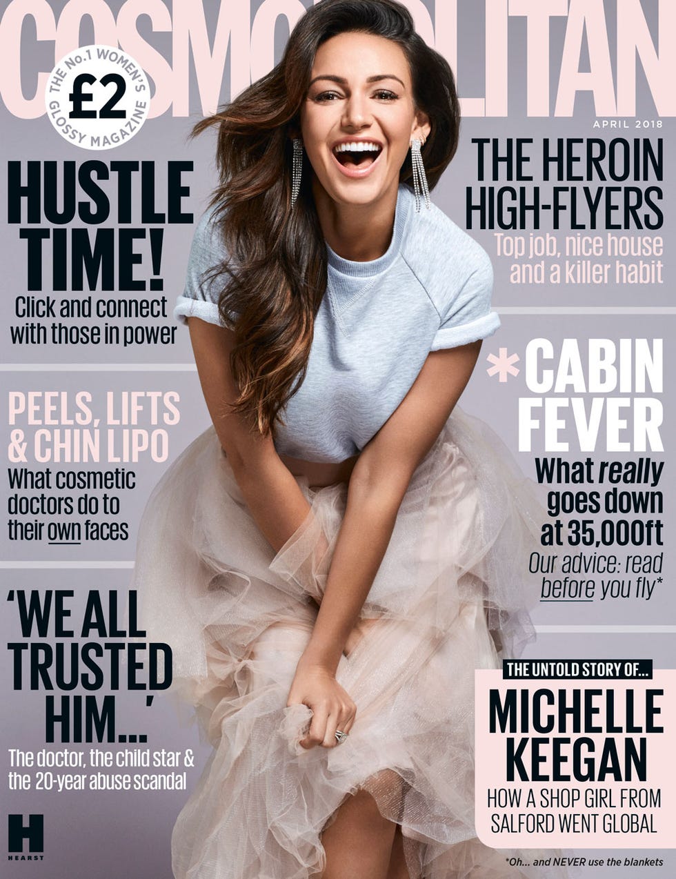 Michelle Keegan Makeup - This is the £4 lipstick Michelle Keegan is wearing  on the cover of Cosmopolitan