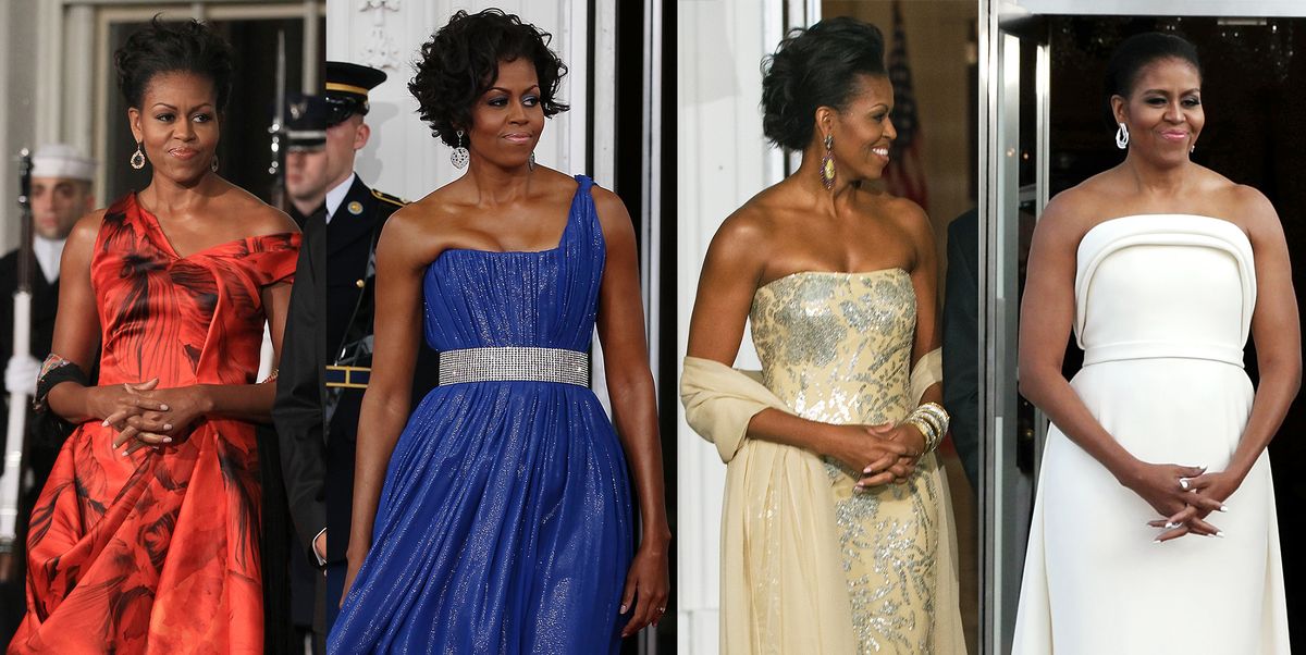 Michelle Obama Evening Gowns 2024