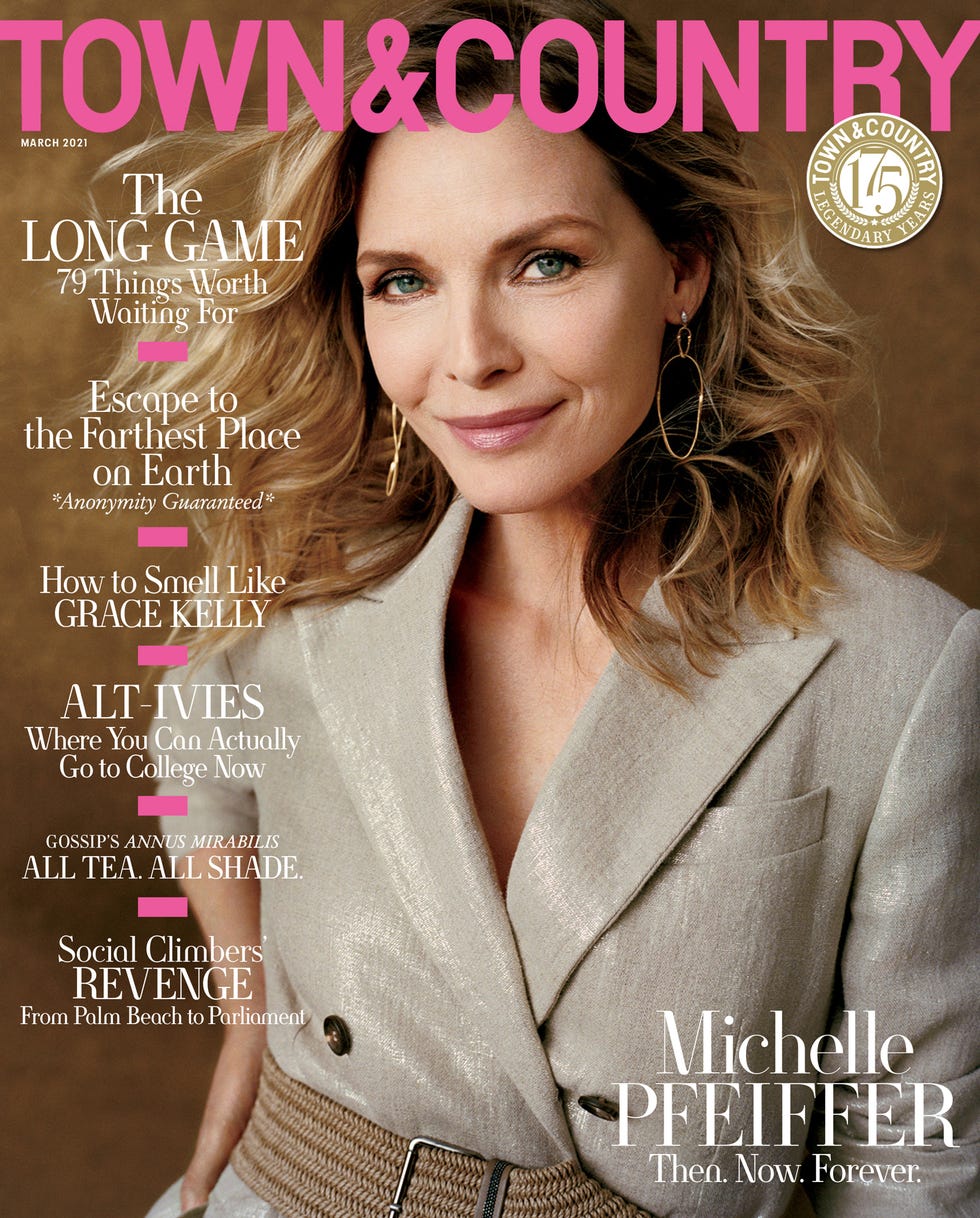 michelle pfeiffer town  country magazine