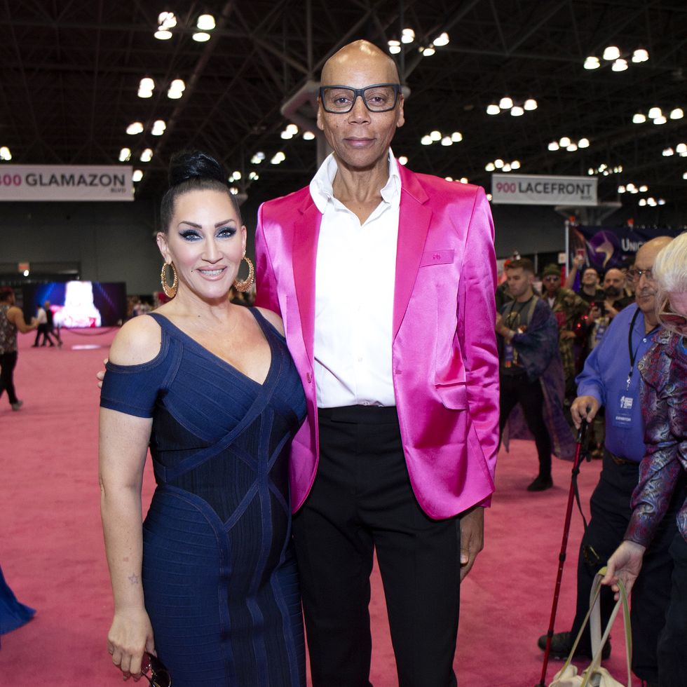 michelle visage and rupaul at rupaul's dragcon nyc 2018