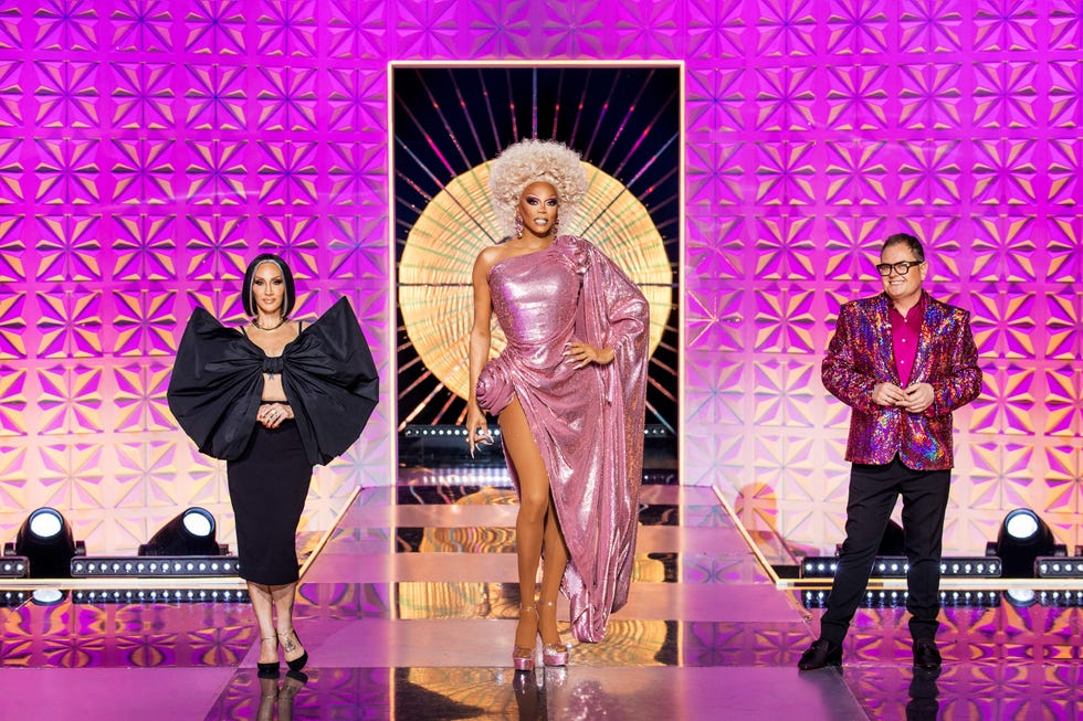 michelle visage, rupaul, alan carr, drag race uk season 6 finale
