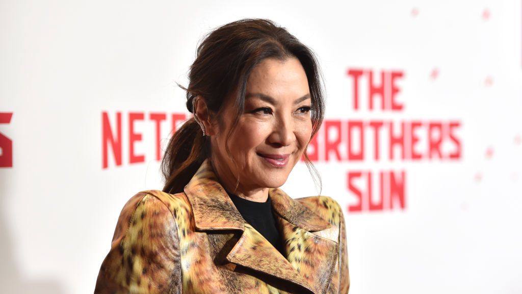 Michelle Yeoh Shows Her Sartorial Claws in a Cheetah-Print Trench Coat