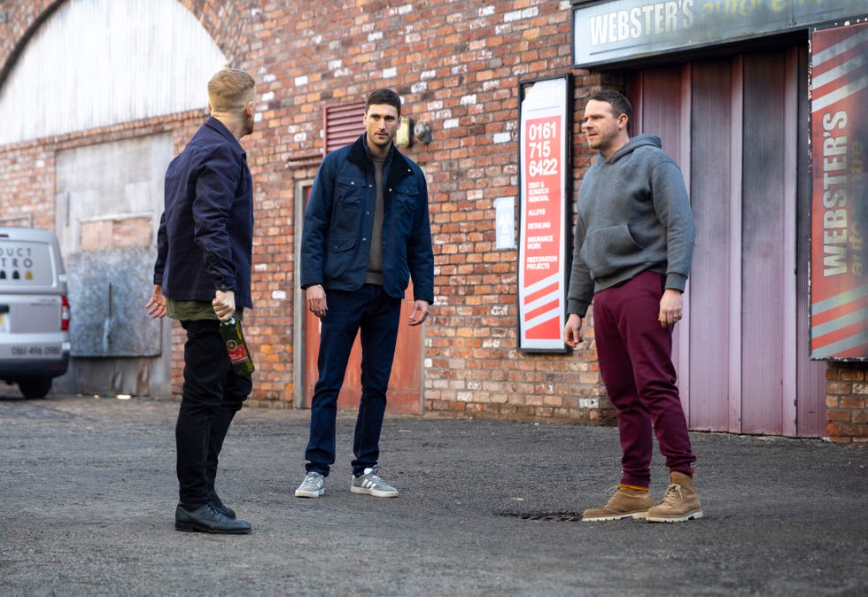 mick micahelis, gary windass, kit green, coronation street