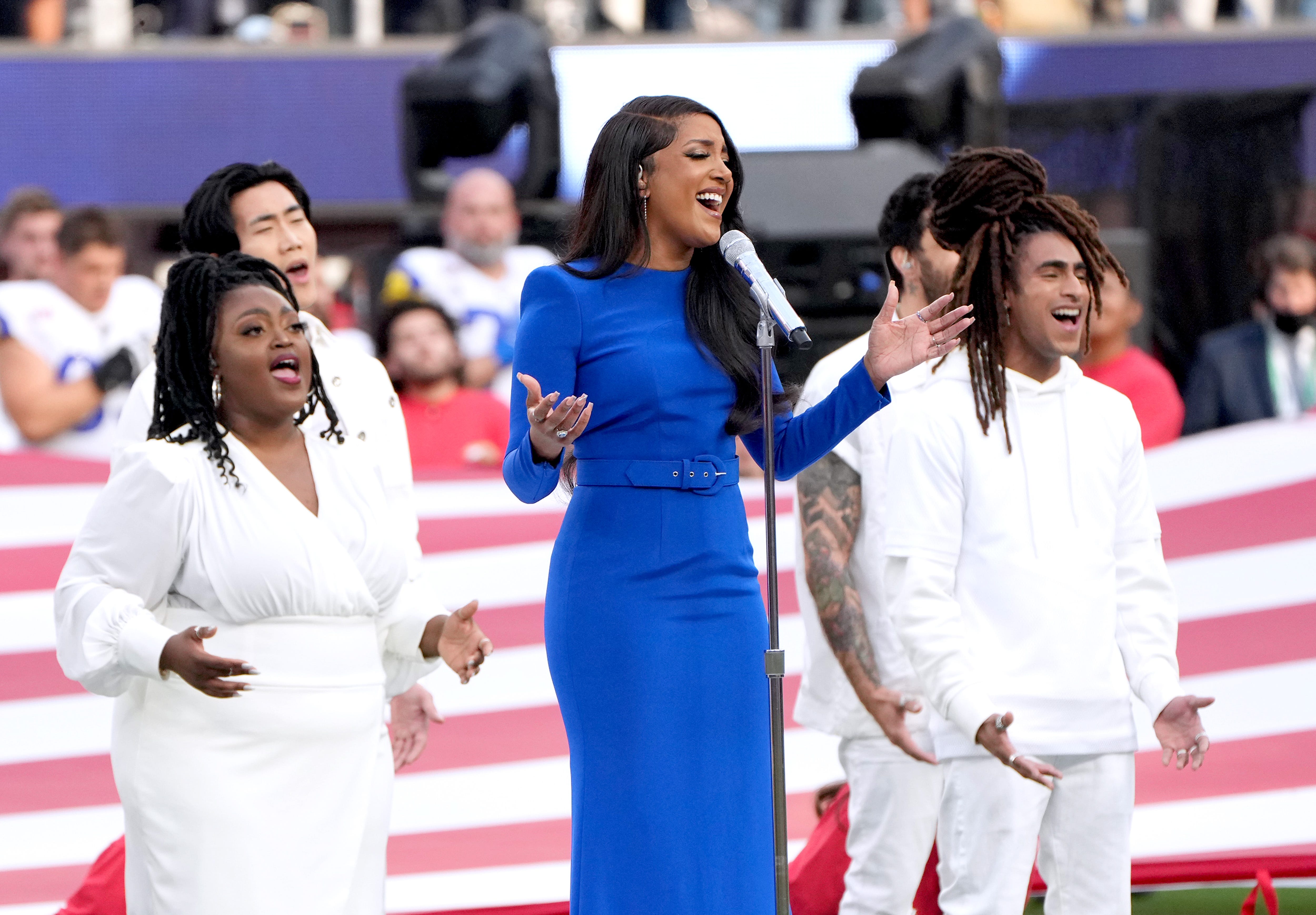 Who is singing the national anthem at Super Bowl 2022? Meet the