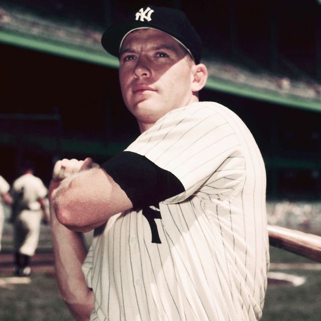 Mickey Mantle New York Yankees 1951 Home Baseball Throwback 
