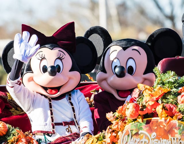 Mickey y Minnie Mouse
