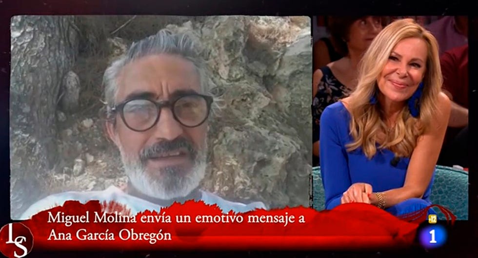 Ana Obregón recibe un tierno mensaje de Micky Molina en el debate de 'Lazos de sangre'