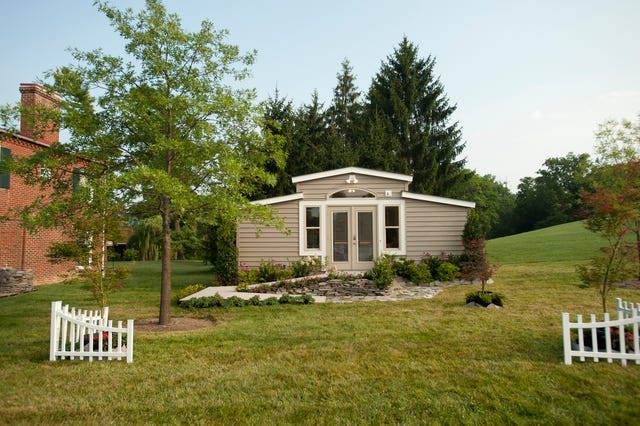 Microcasa o granny pod para abuelos