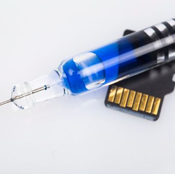 microchip en injectienaald
