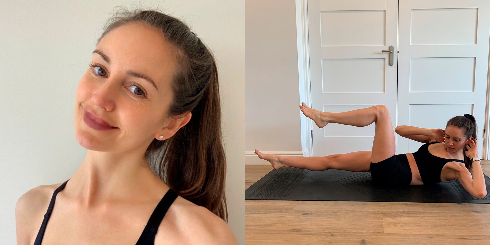 Yoga for cyclists: Belly twist pose by Total Women's Cycling 