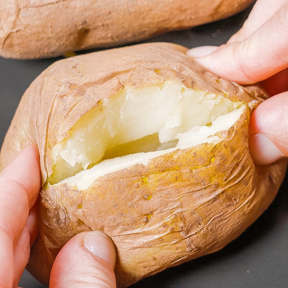 microwave baked potato