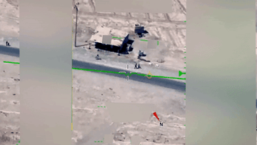 a drone video clip showing a silver, sphere shaped unidentified flying object that the pentagon says it can't explain