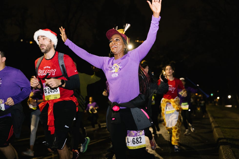 december 31, 2022 the nyrr midnight run is held in central park, closing out 2022 and ringing in 2023 photo by da ping luo for nyrr