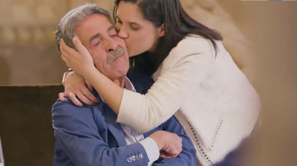 padre e hija en 'joaquín el novato'