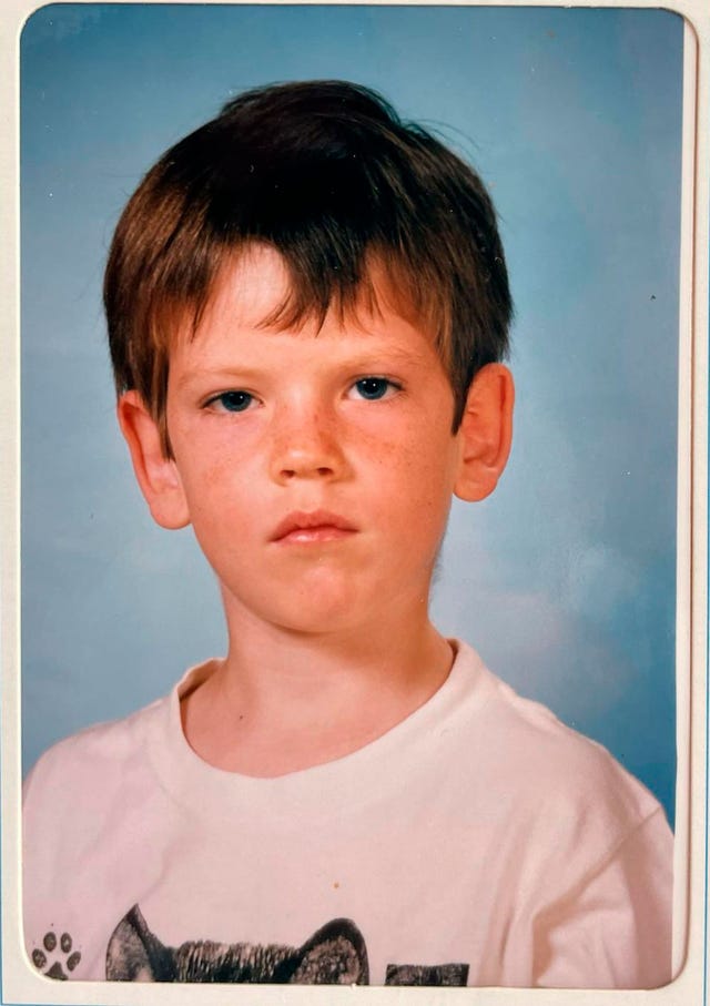 miguel bernadeau, de pequeño