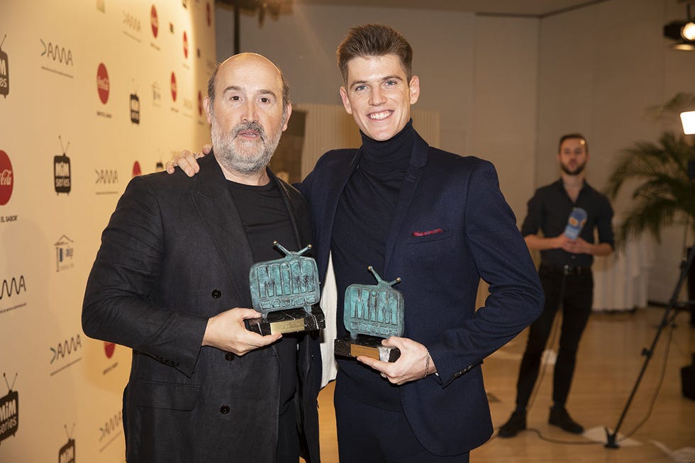 Javier Cámara y Miguel Bernardeau