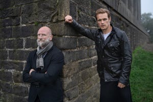 Men in Kilts Sneak Peek: Sam Heughan & Graham McTavish Visit the Oldest ...