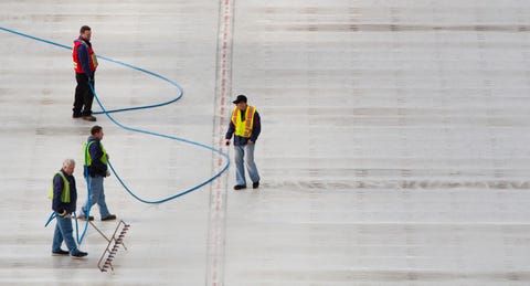 rink build for the 2014 heritage classic