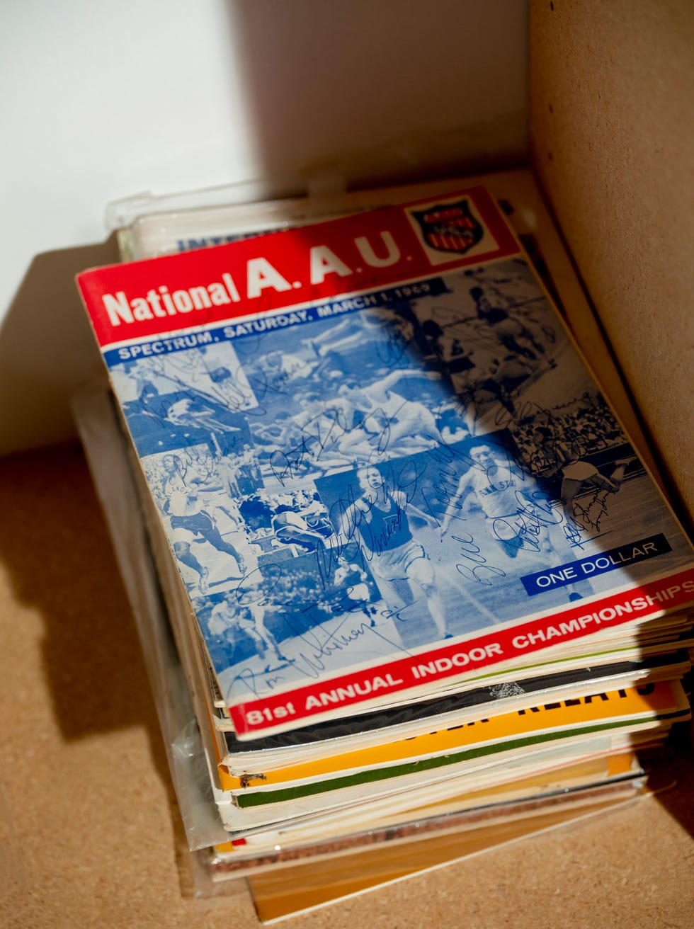national aau and other running memorabilia owned by mike fanelli