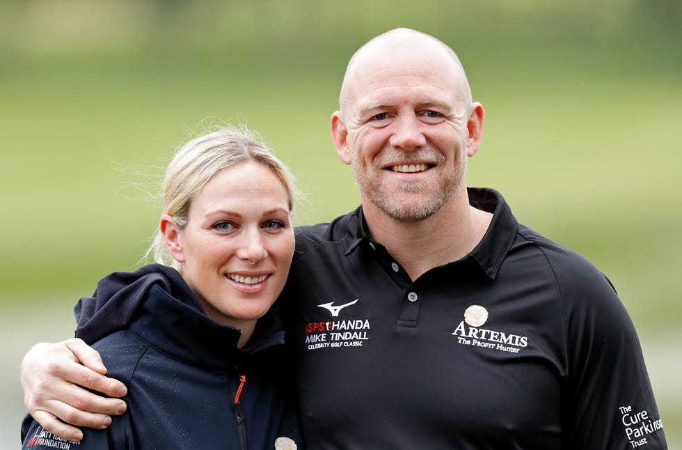 sutton coldfield, united kingdom   may 17 embargoed for publication in uk newspapers until 24 hours after create date and time zara tindall and mike tindall attend the isps handa mike tindall celebrity golf classic at the belfry on may 17, 2019 in sutton coldfield, england photo by max mumbyindigogetty images