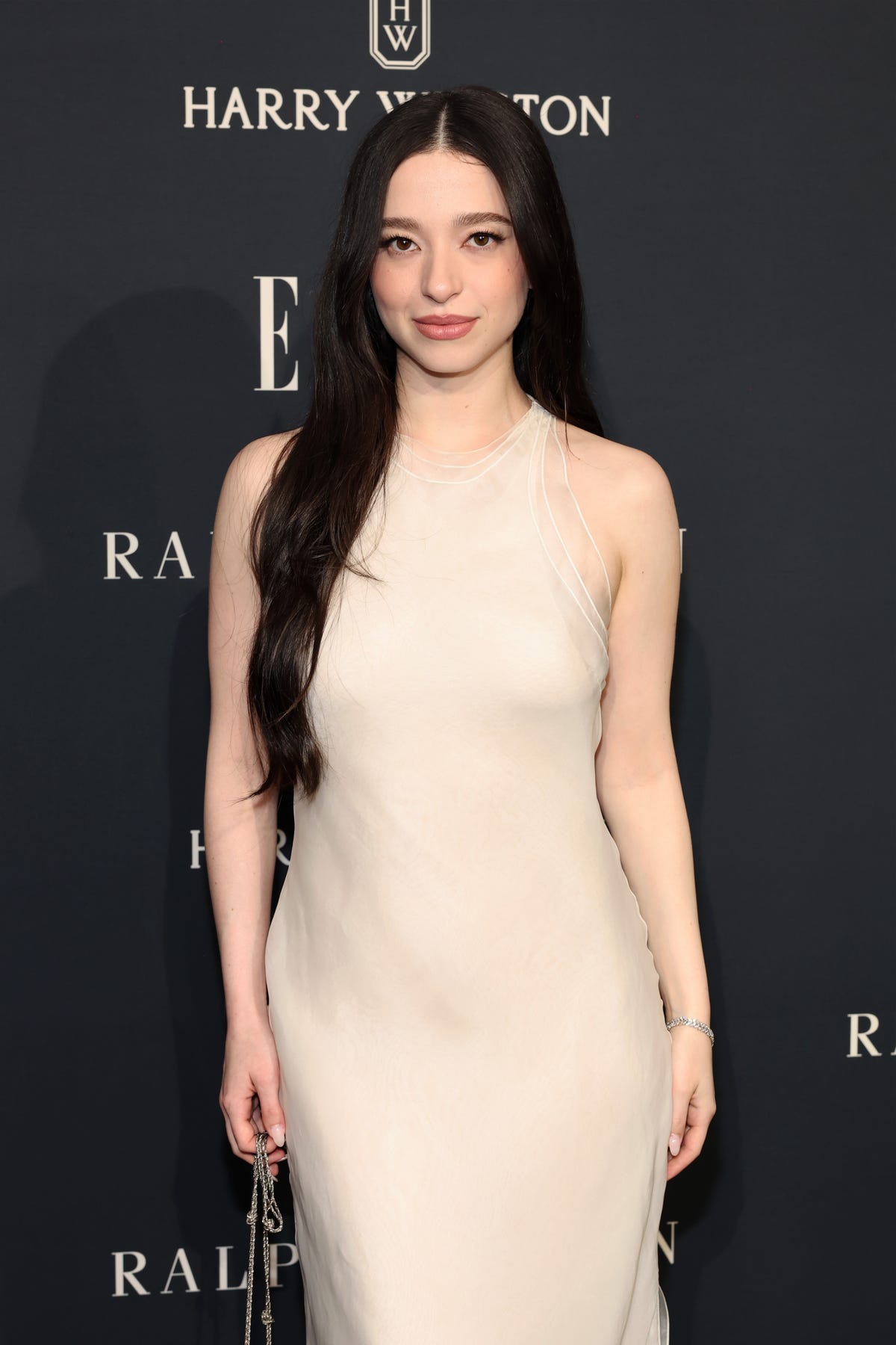 Mikey Madison Is Angelic in a Cream Ralph Lauren Dress at ELLE’s 2024 Women in Hollywood Event