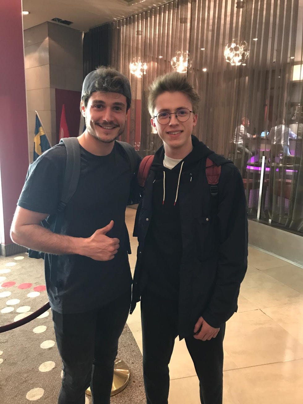 Miki y el representante de italia en Eurovisión 2019